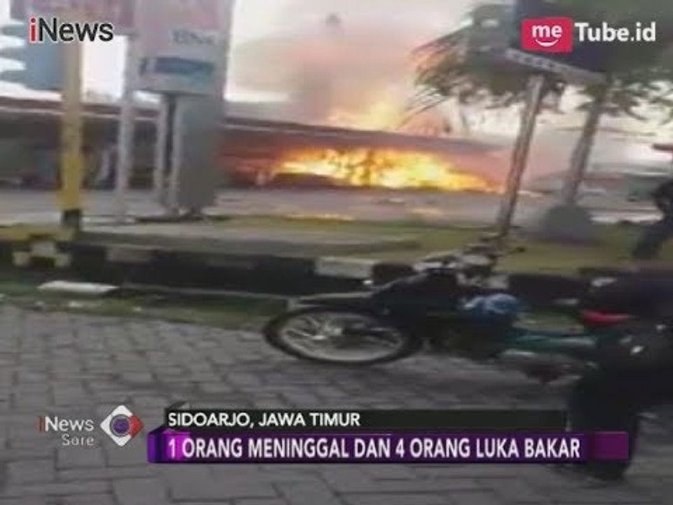 Detik-detik SPBU Meledak di Sidoarjo, Tewaskan Sopir Truk - iNews Sore 08/03