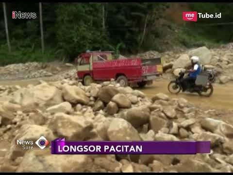 Akses Jalan Longsor Pacitan Mulai Bisa Dilewati - iNews Sore 07/03