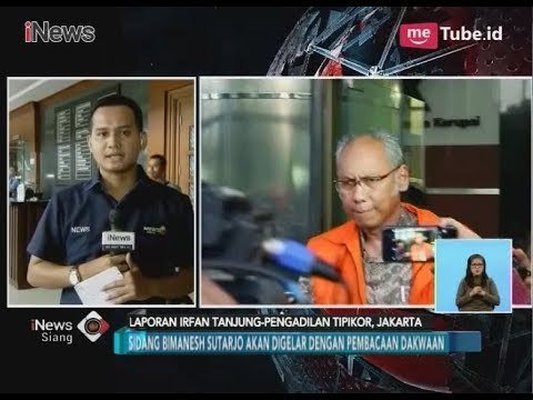 Jalani Sidang Perdana, JPU Bacakan Surat Dakwaan Bimanesh Sutarjo - iNews Siang 08/03
