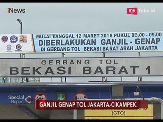 Ganjil Genap Mulai Berlaku 12 Maret 2018 di GT Bekasi - Special Report 09/03