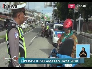 Gelar Operasi Kesalamatan Jaya 2018 di Sumut, Polisi Banyak Temukan Pelanggaran - iNews Siang 09/03
