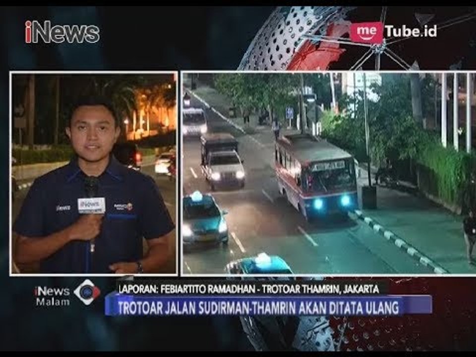 Trotoar Jalan Sudirman-Thamrin akan Ditata Ulang - iNews Malam 06/03