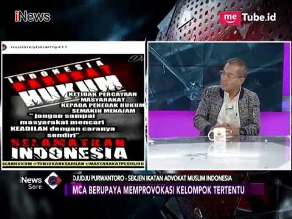 Jaringan MCA Cukup Besar dan Provokasi Kelompok Tertentu Part 02 - iNews Sore 08/03