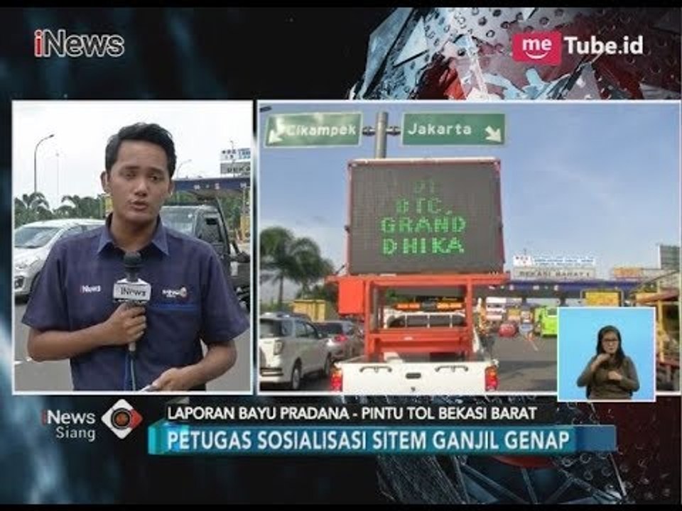 Terapkan Ganjil-Genap Tol Cikampek, Ini Sistem yang Disosialisasikan Petugas - iNews Siang 08/03