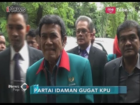 Tak Diloloskan Ikut Pemilu 2019, Partai Idaman Gugat KPU - iNews Pagi 09/03