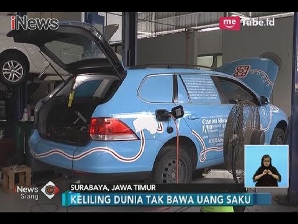 Wow!! Bule Belanda Keliling Dunia Tak Bawa Uang Saku & Hanya dengan Mobil VW - iNews Siang 09/03