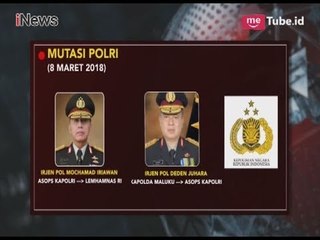 77 Perwira Menengah Hingga Tinggi Dimutasi Polri - iNews Malam 09/03