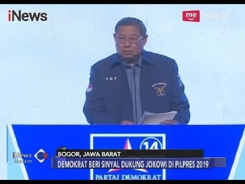 Dalam Sambutan, SBY Beri Sinyal Akan Dukung Jokowi di Pilpres 2019 - iNews Malam 10/03
