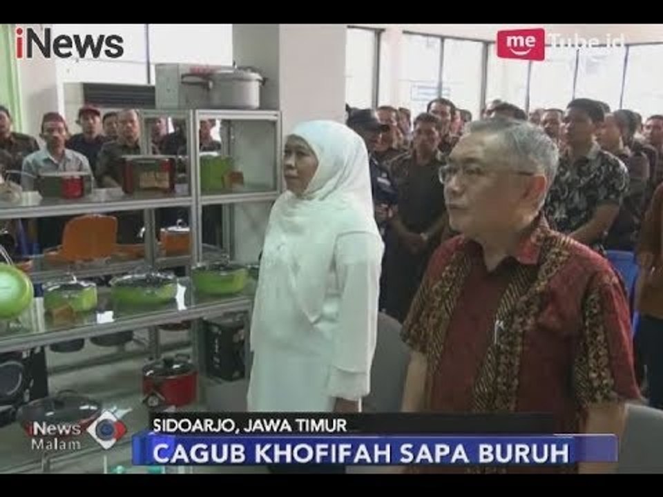 Kofifah-Emil Kunjungi & Berjanji Akan Dirikan Koperasi Karyawan Buruh Maspion - iNews Malam 10/03