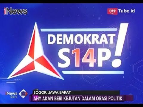 AHY Akan Berikan Kejutan Orasi Politik dalam Rapimnas, Seperti Apa Pidatonya? - iNews Sore 11/03