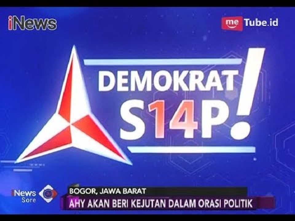 AHY Akan Berikan Kejutan Orasi Politik dalam Rapimnas, Seperti Apa Pidatonya? - iNews Sore 11/03