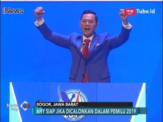 Siap Maju Pilpres 2019, Orasi AHY Depan Ribuan Kader Demokrat - iNews Pagi 12/03