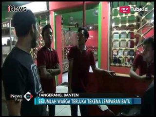 Giliran Suporter Persita Bentrok dengan Warga di Karawaci - iNews Pagi 13/03