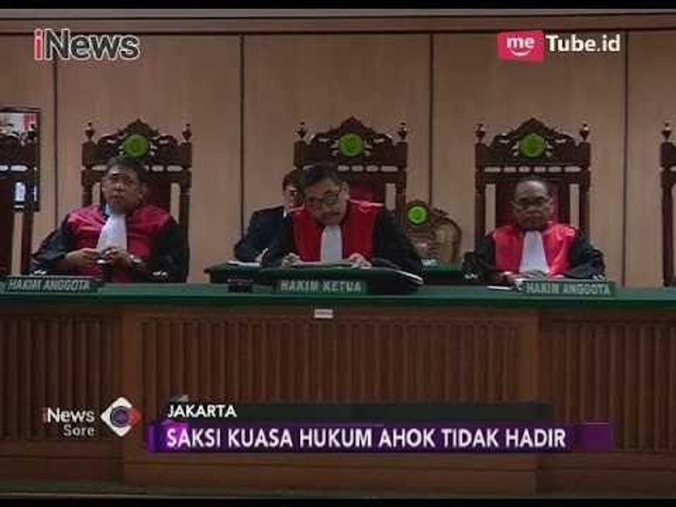 Saksi Tak Hadir, Sidang Perceraian Ahok dan Veronica Ditunda - iNews Sore 14/03