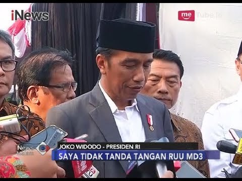 UU MD3 Akan Diresmikan Meski Tak Ditandatangani Presiden Jokowi - iNews Malam 14/03