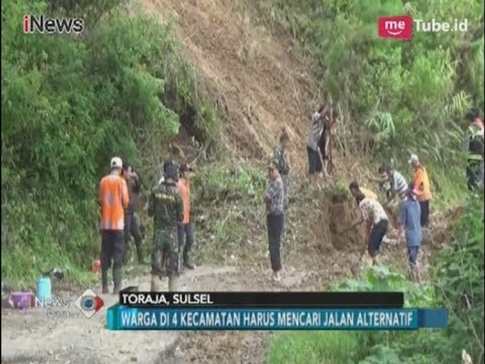 Begini Kondisi Longsor di Lembang Pemanukan Tana Toraja - iNews Pagi 16/03