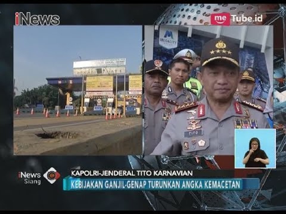 Kapolri Beri Tanggapan Terkait Penurunan Kemacetan Ganjil Genap Tol Cikampek - iNews Siang 16/03