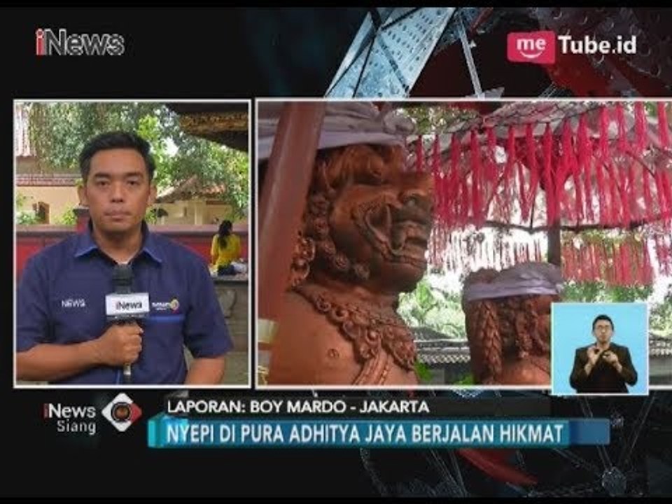 Umat Hindu di Pura Aditya Jaya Gelar Upacara Catur Brata - iNews Siang 17/03