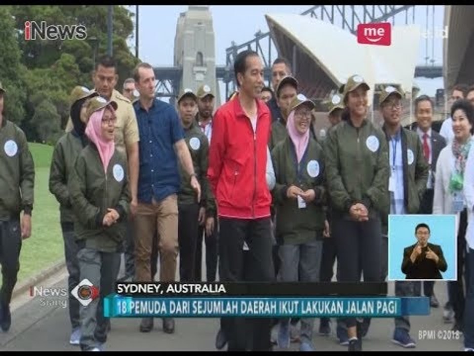 Ini Gaya Jokowi Jalan Santai di Royal Botanical Garden Sydney - iNews Siang 17/03