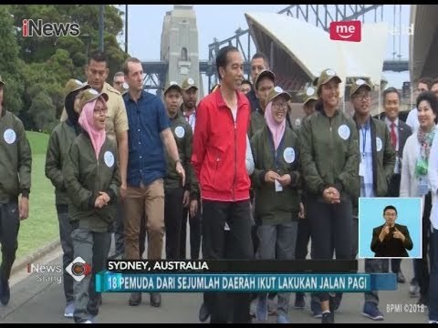 Ini Gaya Jokowi Jalan Santai di Royal Botanical Garden Sydney - iNews Siang 17/03