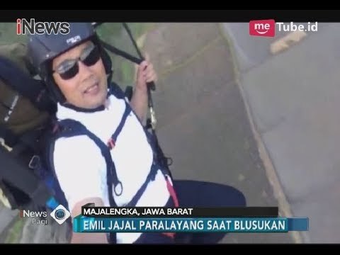 Keseruan Kang Emil Mencoba Paralayang Saat Blusukan di Majalengka - iNews Pagi 19/03