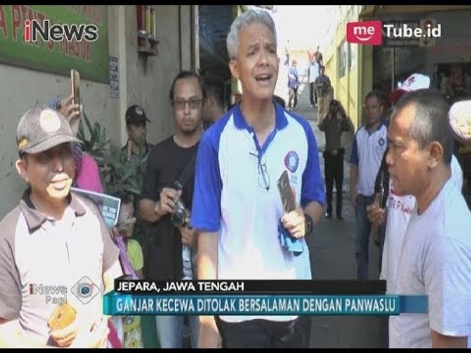Geram! Ganjar Pranowo Ditolak Panwaslu Jepara Saat Ingin Bersalaman - iNews Pagi 19/03