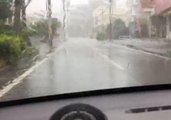 Typhoon Maria Leads to Slippery Driving Conditions in Japan's Miyako Islands