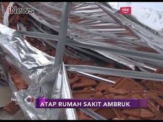 Pasien Luka-luka Akibat Atap Rumah Sakit TNI AL Dr. Ramelan Surabaya Ambruk - iNews Sore 18/03
