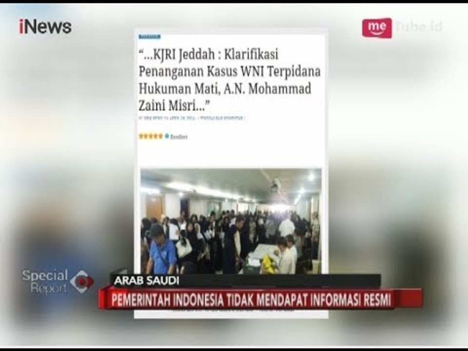 Fakta Kasus Zaini Misrin, TKI Asal Madura yang Dihukum Pancung di Arab Saudi - Special Report 19/03