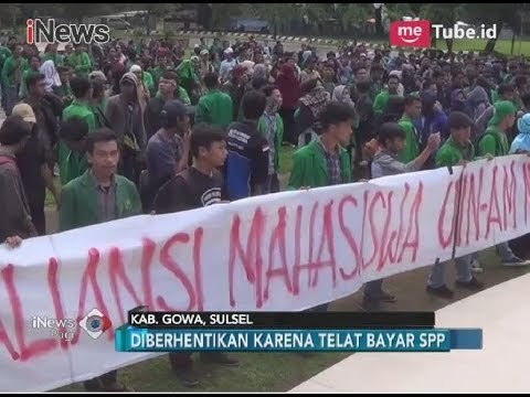 Ribuan Mahasiwa Demo Tak Terima Diberhentikan Karena Telat Bayar SPP - iNews Pagi 20/03