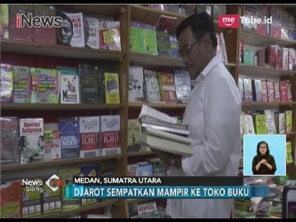 Ajak Generasi Muda Membaca, Ini Gaya Djarot Saat Membeli Buku - iNews Siang 20/03
