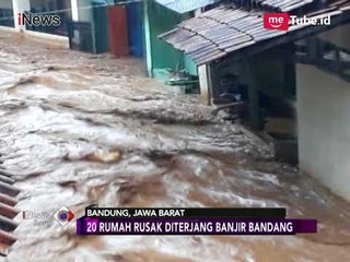 Video Amatir Dasyatnya Banjir Bandang Cicaheum, Bandung - iNews Sore 20/03