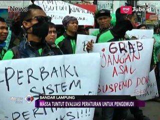 Ratusan Ojek Online Demo di Depan Kantor Grab Bandar Lampung - iNews Sore 20/03