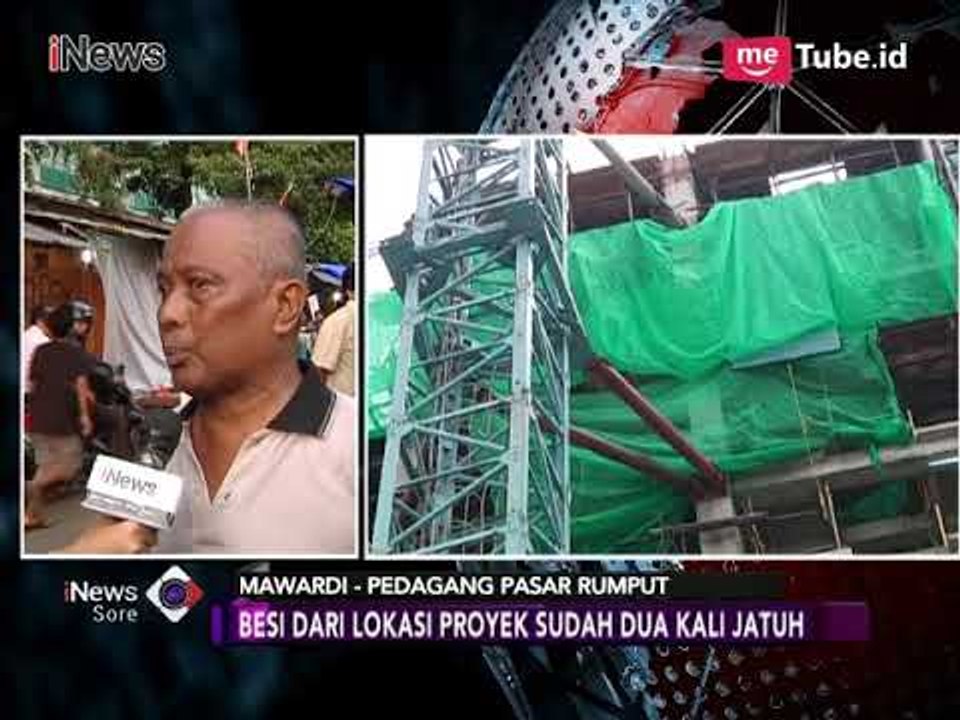 Kesaksian Warga Saat Tarminah Tewas Tertimpa Besi Proyek Rusunawa Pasar Rumput - iNews Sore 19/03