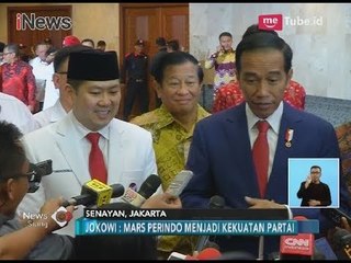 Akui Hafal Mars Perindo, Jokowi: Jangan Suruh Saya Menyanyi - iNews Siang 22/03