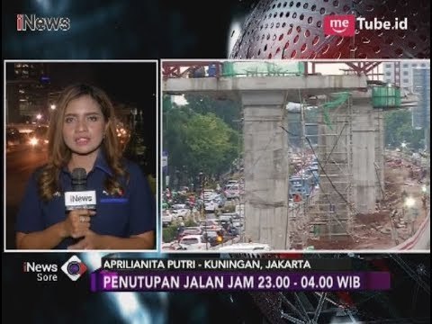 Ada Pengerjaan LRT, Jalan HR Rasuna Said Ditutup - iNews Sore 22/03