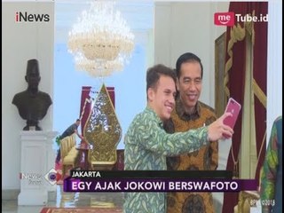 Ketika Egy Maulana Selfie dengan Presiden Jokowi - iNews Sore 23/03