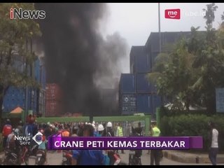 Akibat Korsleting Listrik, Crane Peti Kemas di Pelabuhan Tj. Priok Ludes Terbakar - iNews Sore 24/03