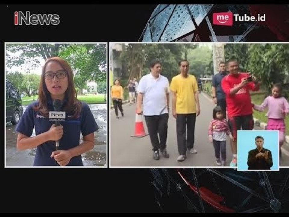 Keseruan Airlangga Hartarto Saat Olahraga dan Bincang-bincang dengan Jokowi - iNews Siang 24/03