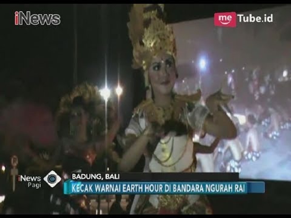 Pentas Tari Kecak Meriahkan Earth Hour di Bandara Ngurah Rai, Bali - iNews Pagi 25/03