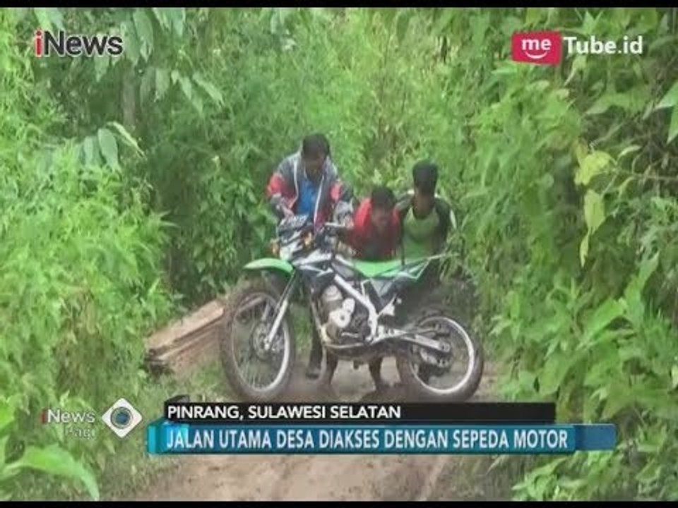 Akses Jalan Rusak Parah, Warga Sulsel Harus Bertarung Nyawa Lintasi Jalan Setapak - iNews Pagi 24/03