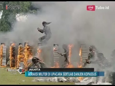 Meriah!! Atraksi Militer di Upacara Sertijab Danjen Kopassus - iNews Pagi 24/03
