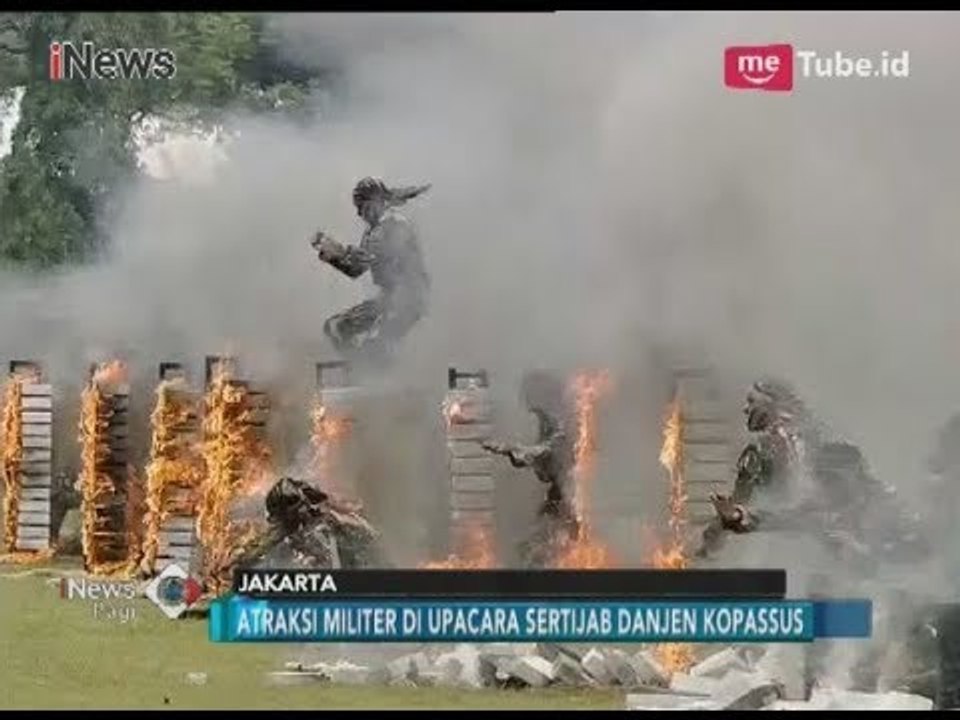 Meriah!! Atraksi Militer di Upacara Sertijab Danjen Kopassus - iNews Pagi 24/03