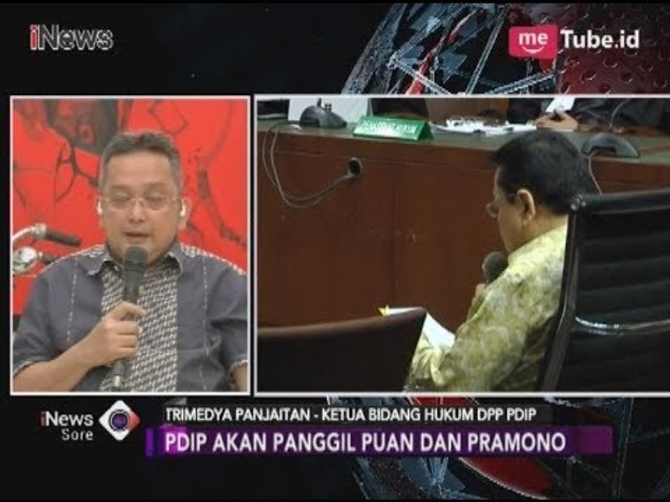 Klarifikasi PDIP Terkait Nama Puan dan Pramono yang Disebut Setnov - iNews Sore 22/03