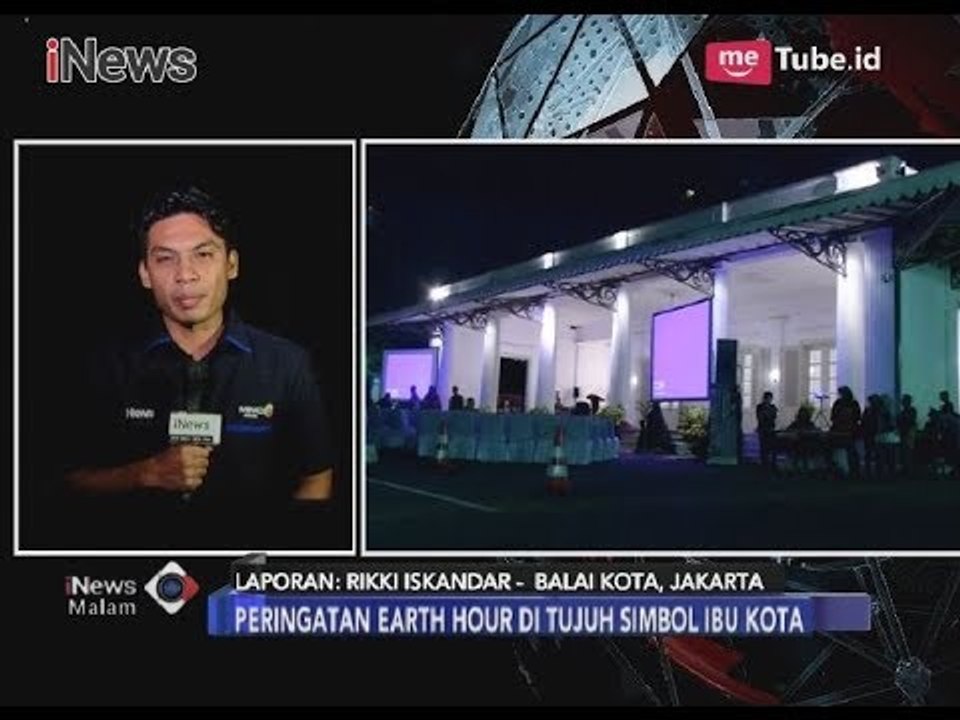 Anies Baswedan Hadiri Kampanye Earth Hour di Balai Kota - iNews Malam 24/03