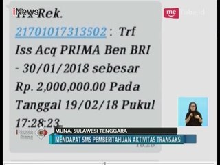 Uang di Rekening Nasabah Bank BRI Muna ini "Raib" ? - iNews Siang 26/03