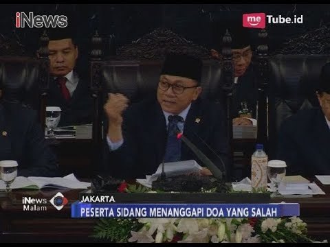 Doa Bersama saat Pelantikan Wakil Ketua MPR Undang Gelak Tawa - iNews Malam 26/03