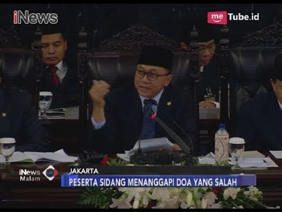 Doa Bersama saat Pelantikan Wakil Ketua MPR Undang Gelak Tawa - iNews Malam 26/03