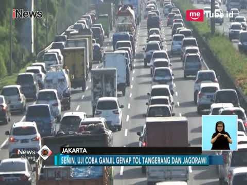 Minggu Depan Uji Coba Ganjil Genap di Tol Jagorawi dan Tangerang - iNews Siang 13/04