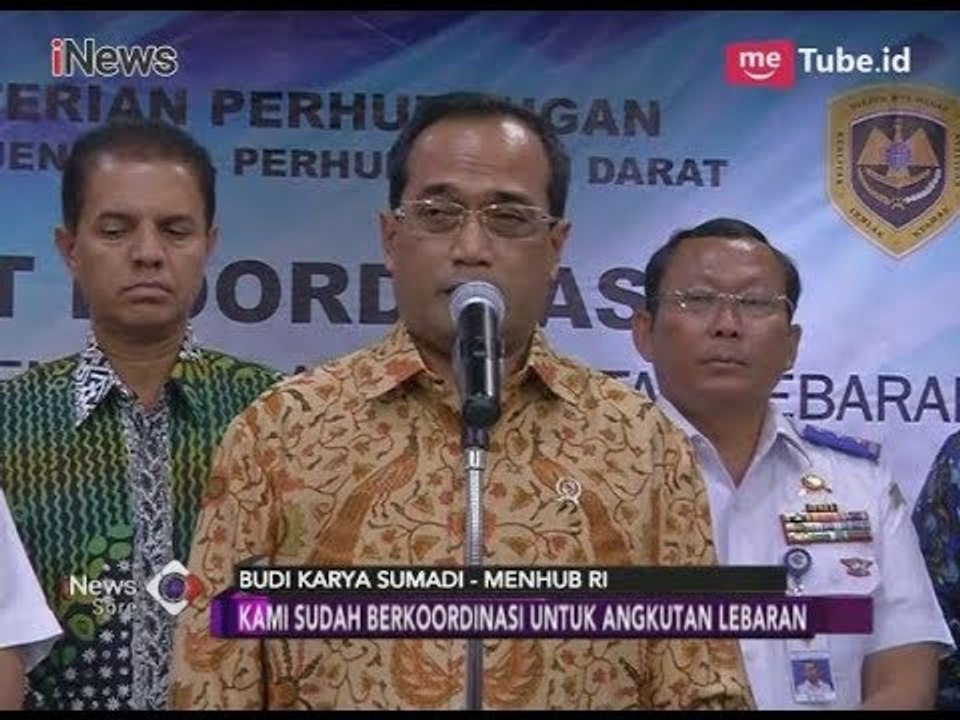 Sediakan Transportasi Mudik, Kemenhub Gelar Rapat Koordinasi Angkutan Lebaran - iNews Sore 13/04